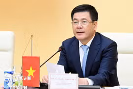 Bộ trưởng Nguyễn Hồng Diên. (Ảnh: Trần Việt/TTXVN)