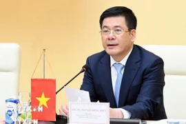 Bộ trưởng Nguyễn Hồng Diên. (Ảnh: Trần Việt/TTXVN)