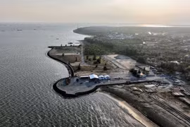 Cần thiết hạ tầng giao thông nối Cần Giờ-Vũng Tàu thành hành lang ven biển mới. (Ảnh: Báo Thanh niên)