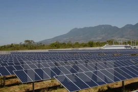 Các tấm gương hấp thụ năng lượng Mặt Trời. (Nguồn: AFP/TTXVN)