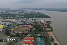 Thành phố Cần Thơ đang ngày càng phát triển. (Ảnh: Anh Tuấn/TTXVN)