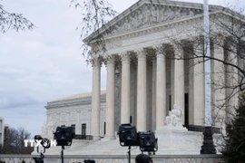 Tòa án Tối cao Mỹ ở Washington, D.C. (Ảnh: THX/TTXVN)