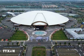 Trung tâm Triển lãm Quốc gia (VEC) chính thức đi vào hoạt động từ ngày 19/8, trở thành trung tâm triển lãm lớn nhất Đông Nam Á. (Ảnh: Quốc Khánh/TTXVN)