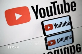 Biểu tượng của YouTube. (Ảnh: AFP/TTXVN)