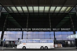 Quang cảnh sân bay Berlin-Brandenburg Airport (BER), Đức. (Ảnh: AFP/ TTXVN)