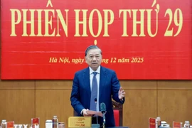 Tổng Bí thư Tô Lâm phát biểu. (Ảnh: Thống Nhất/TTXVN)