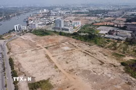 Doanh nghiệp tại Khu công nghiệp Biên Hòa 1 đã di dời bàn giao mặt bằng cho Nhà nước. (Ảnh: Công Phong/TTXVN)