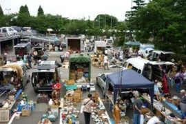 Chợ đồ cũ ở Nhật Bản (Ảnh: Fleamapket)