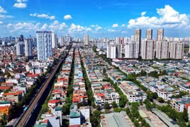 Một góc Thủ đô Hà Nội. (Ảnh: Tuấn Anh/TTXVN)