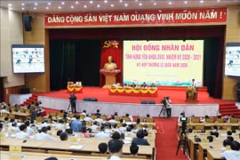 Quang cảnh Kỳ họp. (Ảnh: Thu Hoài/TTXVN)