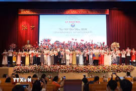 Lễ khai mạc chương trình Trại hè Việt Nam 2026 với chủ đề "Hành trình di sản, gắn kết cội nguồn". (Ảnh: TTXVN phát)