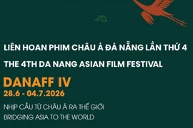 Poster thông tin về Liên hoan phim châu Á Đà Nẵng lần thứ Tư. (Nguồn: Bộ Văn hóa, Thể thao và Du lịch)
