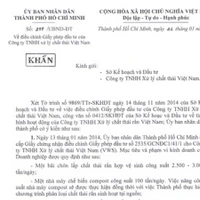 Nâng công suất xử lý chất thải của VWS sẽ vi phạm Luật Cạnh tranh