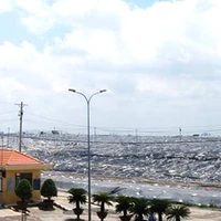 Quang cảnh khu liên hợp xử lý chất thải rắn Đa Phước. (Ảnh: nguồn Vnexpress)