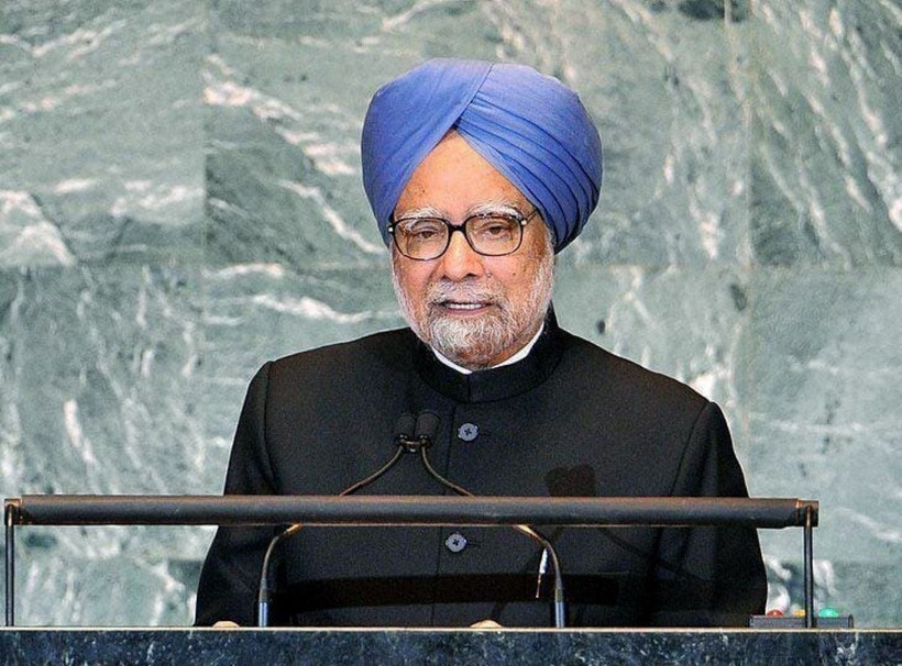 Ông Manmohan Singh, lúc đương nhiệm Thủ tướng Ấn Độ, phát biểu tại phiên họp của Đại hội đồng Liên hợp quốc ở New York (Mỹ). (Ảnh: ANI/TTXVN)