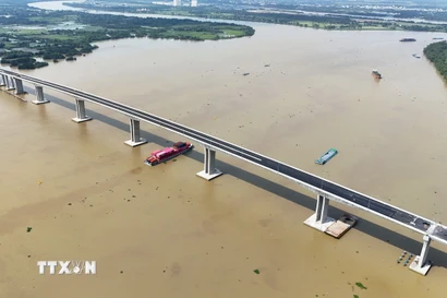 Cầu Nhơn Trạch bắc qua sông Đồng Nai sẵn sàng đưa vào khai thác dịp 19/8