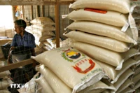 Một cửa hàng gạo ở Thái Lan. (Ảnh: TTXVN)