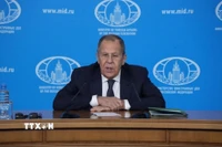 Ngoại trưởng Nga Sergey Lavrov. (Ảnh: Quang Vinh/TTXVN)