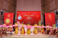 Một tiết mục văn nghệ của kiều bào mừng Xuân Quê hương 2026 tại Thái Lan. (Ảnh: Đỗ Sinh/TTXVN)