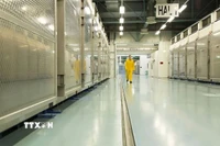 Bên trong cơ sở hạt nhân Fordow của Iran. (Ảnh: EPA/TTXVN)