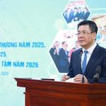 Bộ trưởng Bộ Công thương Nguyễn Hồng Diên phát biểu tại hội nghị. (Ảnh: Dương Giang/TTXVN)