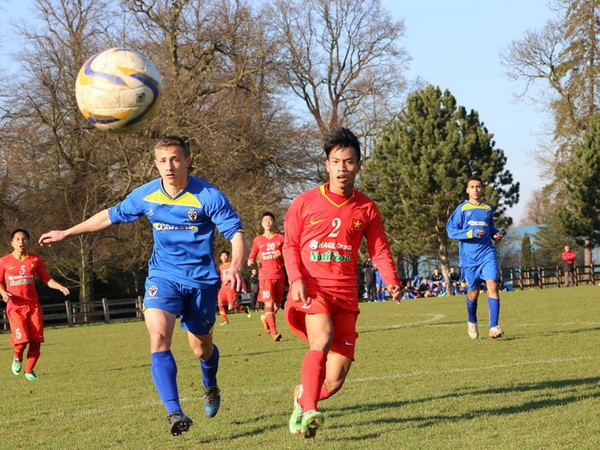 Chùm ảnh U19 Việt Nam hòa U19 Wimbledon đầy tiếc nuối ảnh 4