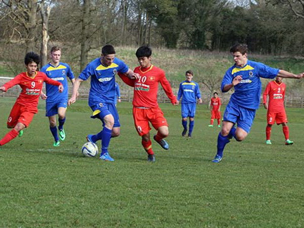 Chùm ảnh U19 Việt Nam hòa U19 Wimbledon đầy tiếc nuối ảnh 3