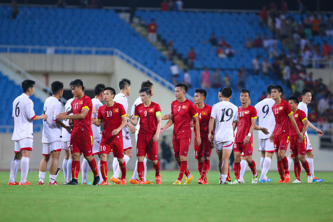 [Photo] Công Phượng buồn bã nhìn tuyển Việt Nam cầm hòa Triều Tiên ảnh 15