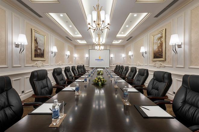 Những phòng họp sang trọng của Vinpearl Hotels là lựa chọn lý tưởng cho các buổi hội đàm hay sự kiện doanh thương tầm cỡ quốc tế. (Ảnh: CTV) Khám phá khách sạn 5 sao đầu tiên tại vùng đất Tây Ninh ảnh 7