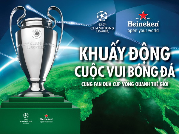 Cúp Champions League sẽ tới bốn thành phố tại Việt Nam ảnh 1