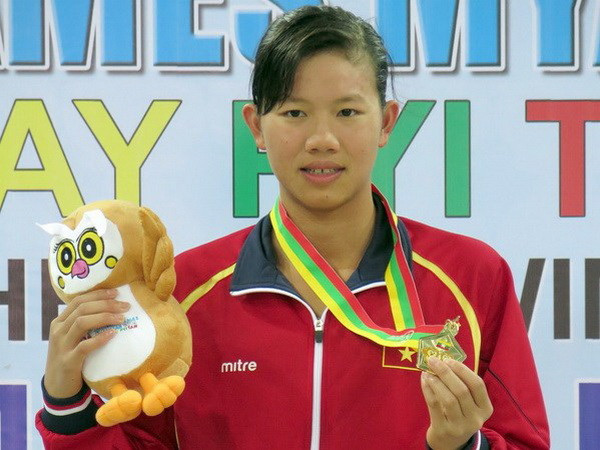 Kình ngư Ánh Viên giành Huy chương Vàng 200m hỗn hợp ở Olympic trẻ ảnh 1