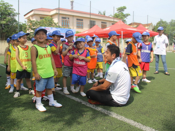 Trại Hè bóng đá Yamaha Nghệ An hoàn thành tuyển chọn học viên ảnh 1
