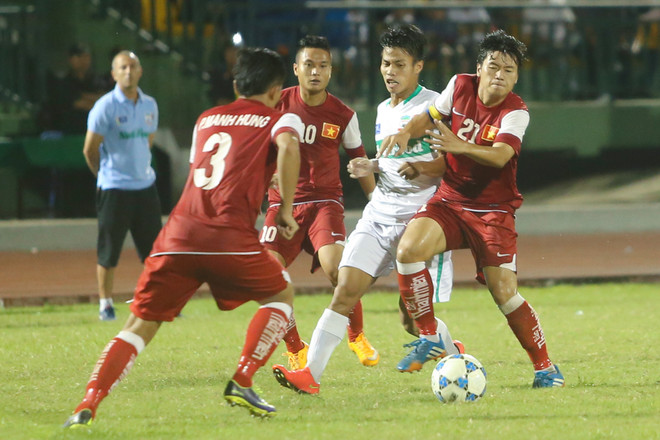 [Photo] Vượt qua đá xấu, U19 HAGL JMG thắng xứng đáng U21 ảnh 5