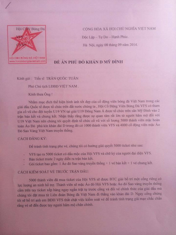 Kế hoạch cổ động lớn chưa từng có ở trận bán kết của U19 Việt Nam ảnh 4