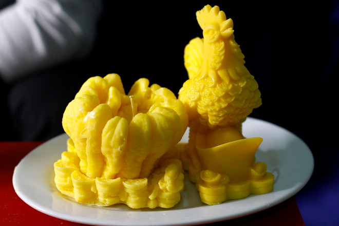 Bộ nến đặc biệt gà Kim Kê Chiêu Tài mừng xuân Đinh Dậu ảnh 2