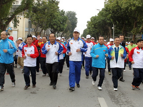 Hương Sen đồng hành cùng “Ngày chạy Olympic vì sức khỏe toàn dân” ảnh 1