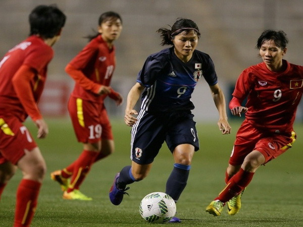Tuyển nữ Việt Nam ghi bàn đầu tiên tại vòng loại Olympic ảnh 1
