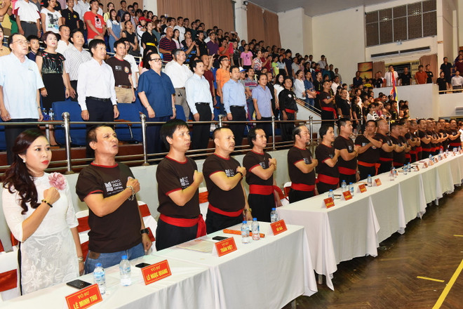 Tưng bừng Hội diễn võ thuật cổ truyền Hà Nội mở rộng lần thứ 33 ảnh 2