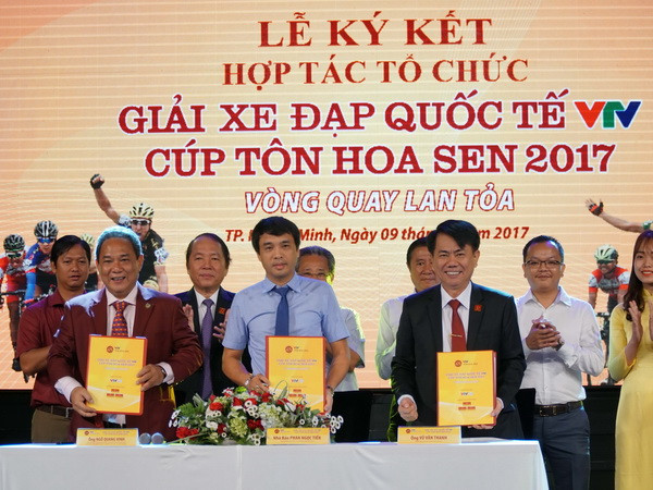 Công bố Giải xe đạp Quốc tế VTV - Cúp Tôn Hoa Sen 2017 ảnh 1