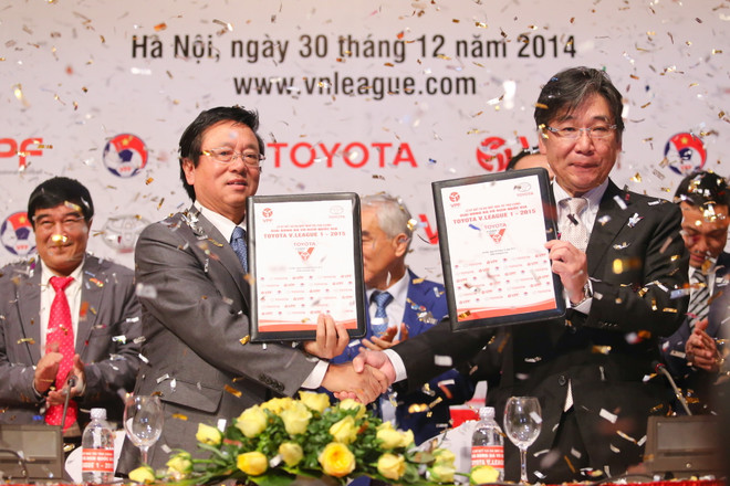 Toyota trở thành doanh nghiệp nước ngoài đầu tiên tài trợ cho V-League ảnh 1