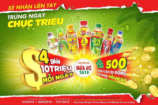 Uống Number 1 'săn' thưởng giải thưởng đến chục triệu mỗi ngày ảnh 2