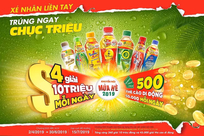 Uống Number 1 'săn' thưởng giải thưởng đến chục triệu mỗi ngày ảnh 2