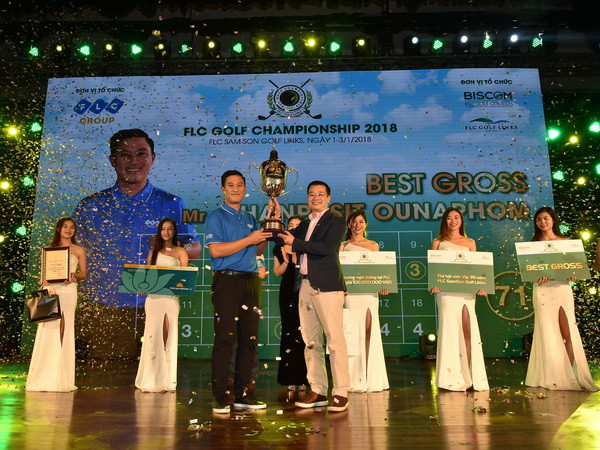 Đánh bại 1.500 đối thủ, gôn thủ Lào vô địch FLC Championship 2018 ảnh 1