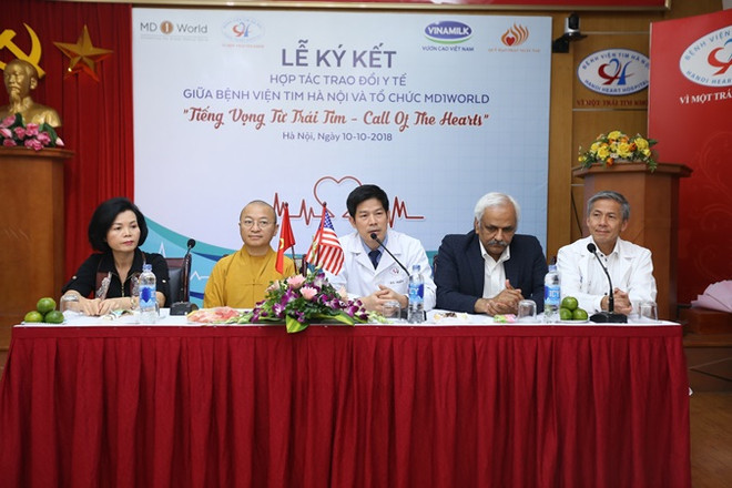 MD1World và bệnh viện tim Hà Nội ký kết hợp tác trao đổi y tế ảnh 3