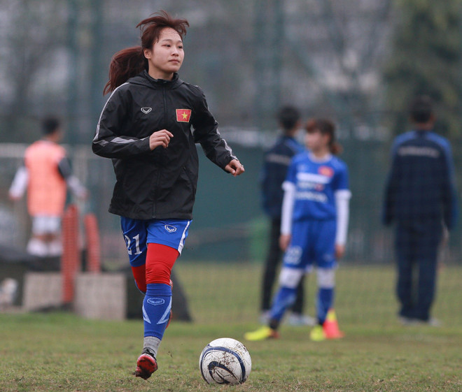 [Photo] Tuyển nữ Việt Nam miệt mài chuẩn bị cho giấc mơ Olympic ảnh 2