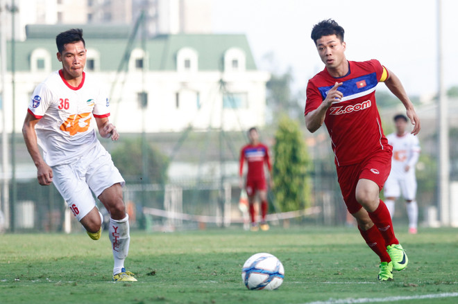 Công Phượng bất lực, U22 Việt Nam không ghi nổi bàn vào lưới Viettel ảnh 3
