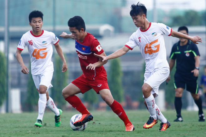 Công Phượng bất lực, U22 Việt Nam không ghi nổi bàn vào lưới Viettel ảnh 6