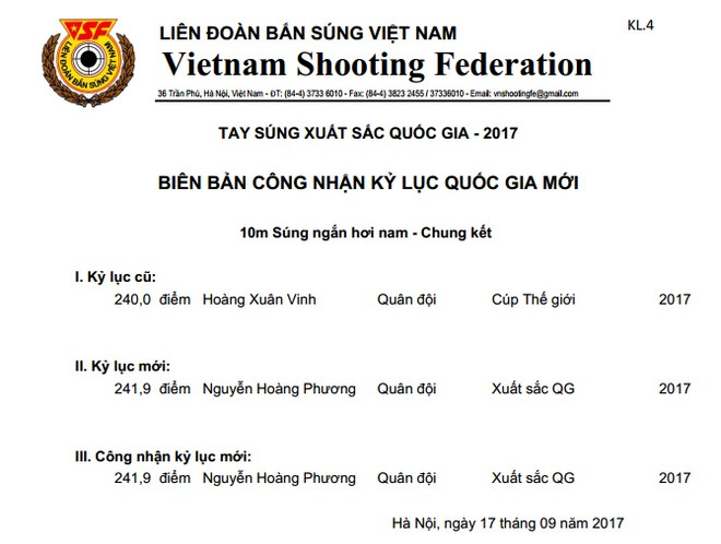 Kỷ lục quốc gia của Hoàng Xuân Vinh đã bị "đàn em" đánh bại? ảnh 3