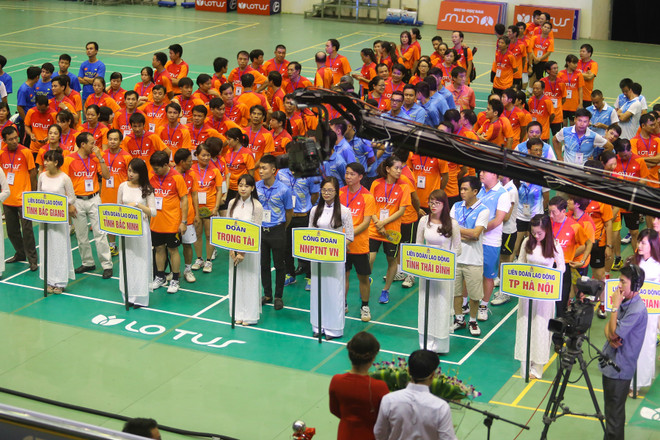 Giải cầu lông phong trào lớn nhất toàn quốc khai mạc ở Bắc Ninh ảnh 1