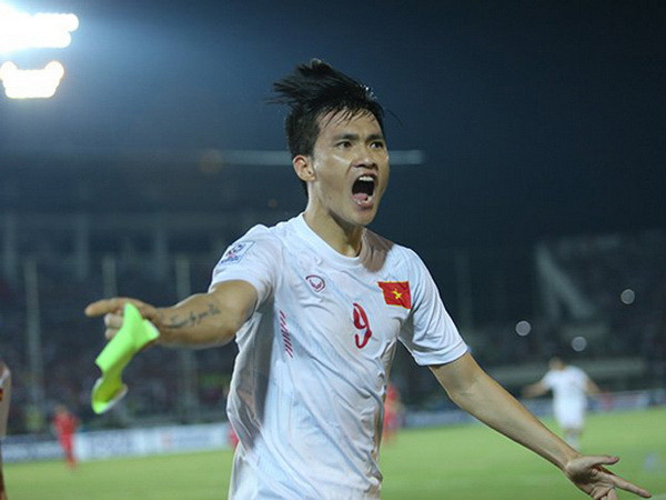 Công Vinh tiến thêm một bước trong ngôi đền huyền thoại của bóng đá Việt Nam. (Ảnh: VFF) Công Vinh: "Chúng ta chơi pressing thành công theo ý đồ ban đầu" ảnh 1